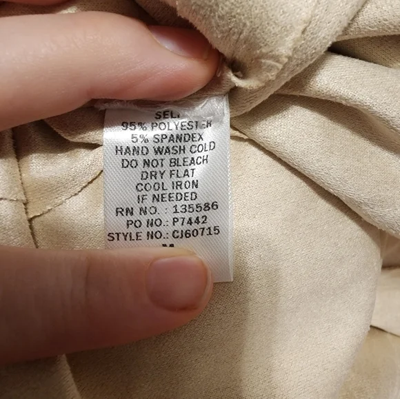 Mainstrip velvet beige jacket‎ - Picture 6 of 6